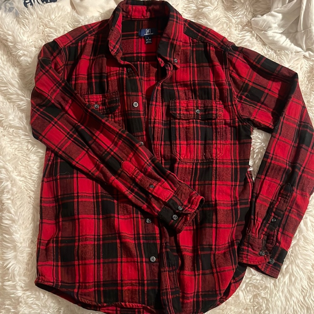 Buffalo plaid button down